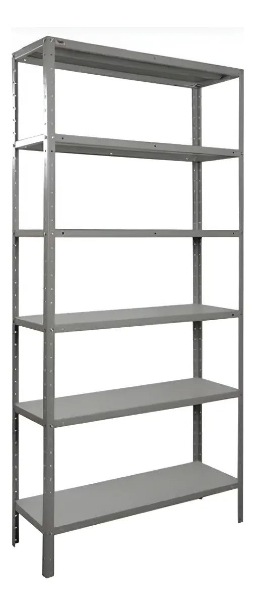 Estante Armário De Aço 6 Bandejas 90cm Cinza Suporta 150kg